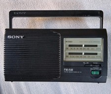 Sony ICF-24 Portable FM/AM Radio Vintage - Never Been Used - TESTED   