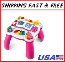 LeapFrog Learn and Groove Musical Table Frustration Free Packaging , Pink