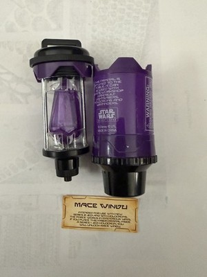 Star Wars Mace Windu Galaxy's Edge Kyber Crystal Purple Serie 2