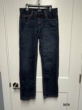 Old Navy Straight Leg Jeans Boys 14 Regular Adjustable Waist.