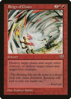 Reign of Chaos Mirage MTG LP card