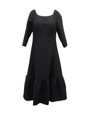 Marc Jacobs Runway Boatneck Dress In Wool Women Black Size 12