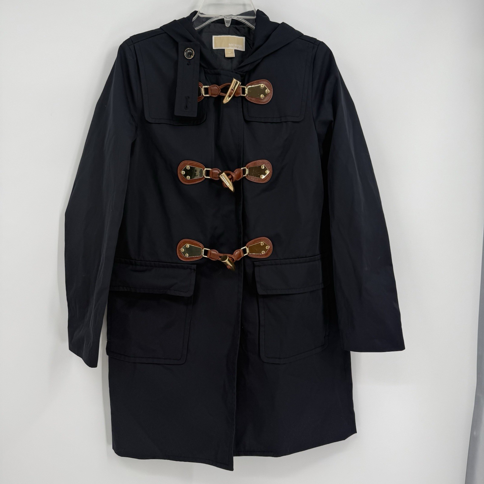MICHAEL Michael Kors Toggle Softshell Coat Navy B… - image 10