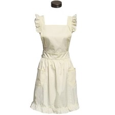 Cute Lovely Cotton Retro Kitchen Cooking Aprons for Women Girls Vintage Bakin...