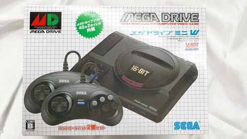 SEGA Mega Drive Mini Konsole eingebaute 42 Titel w/2Controller Kabel japanisches