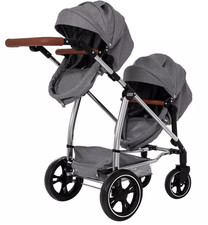 Mamas & Papas Twin Elite Dolls Pram RRP 130.00 lot GD