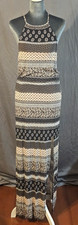 Women's Size S, American Eagle, Black & Tan, Long Length, Sleeveless, BoHo Dress
