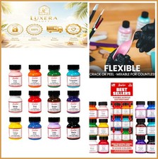 Acrylic Leather Paint Set 12 Colors 1oz Each Flexible For Shoes Sneakers Canvas