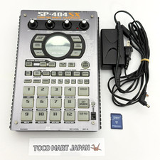 Roland SP-404SX Portable Linear Wave Sampler Used Works w/Adapter SD Card 0120