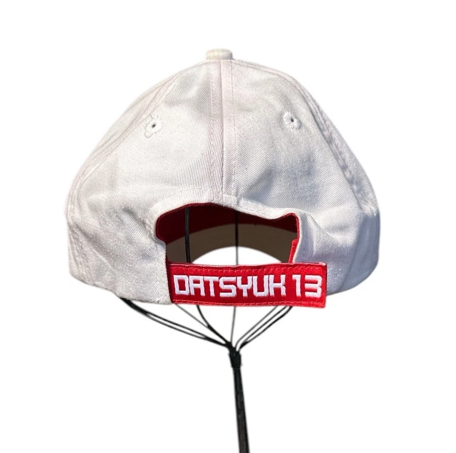 Sombrero Detroit Red Wings NHL Unisex Rojo/Blanco Usado #13 Hockey Datsyuk Foto 3 de 4