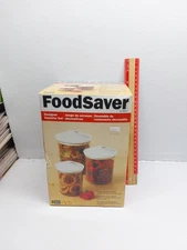 FoodSaver 3 Piece BPA-free Vacuum Storage Canister Set. Brand New In  Box G