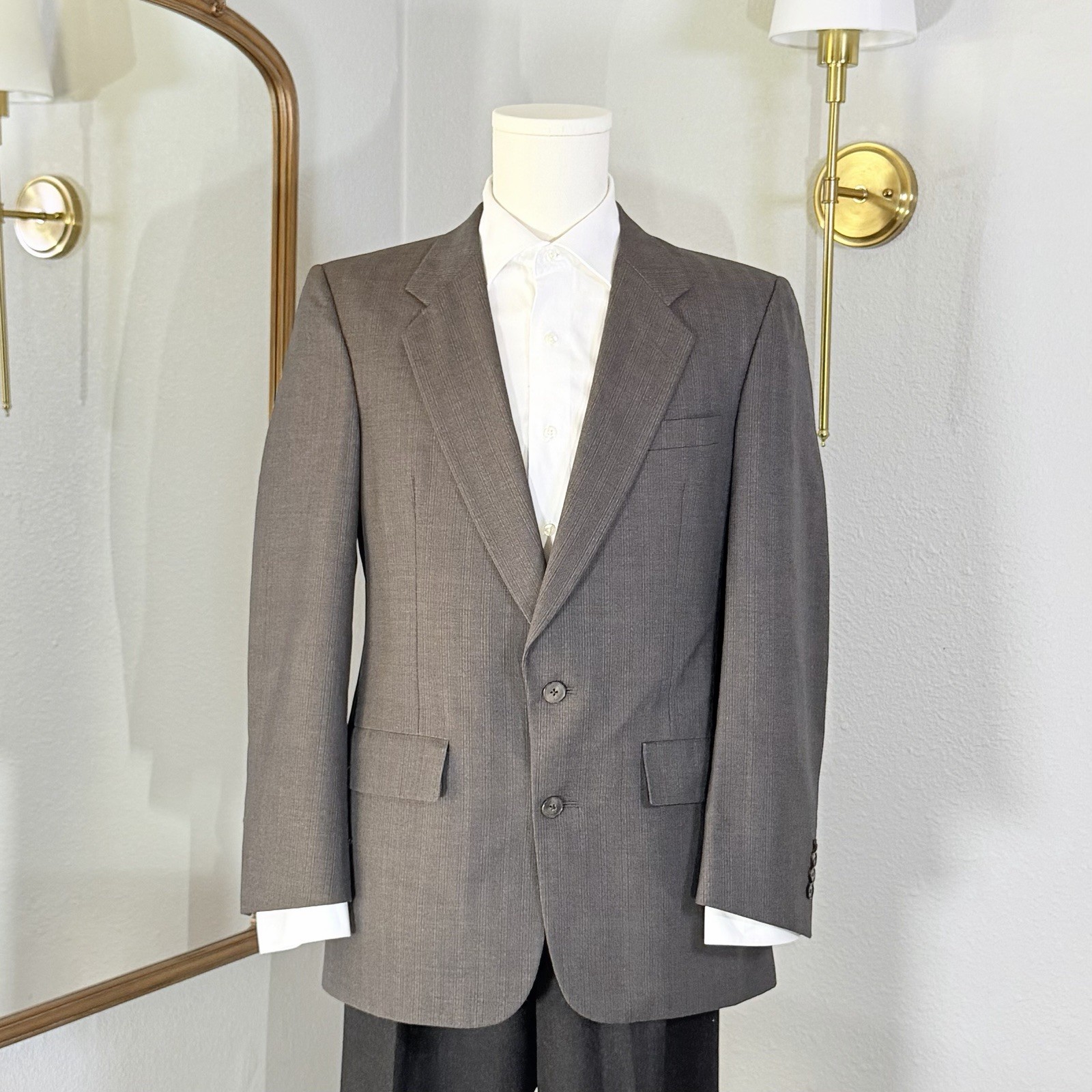 Vintage Christian Dior Monsieur Suit Jacket Blazer Gr… - Gem
