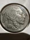 1936 S Buffalo Nickel 5¢ Full Date XF Condition