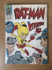 RAT-MAN AUTOPRODOTTO 7 - il Ritorno - LEO ORTOLANI ORIGINALE BD 1°Ed