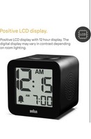 Braun Digital Speaking Alarm Clock with Snooze