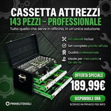 Cassetta PrimeUtensili 143 Pezzi  57x28x32