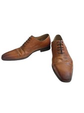 Magnanni For Neiman Marcus Dress Shoes Men’s Cognac Leather Size 8 M