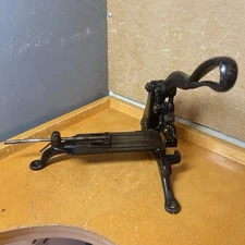 Antique American Letter press lead Type Slug Block Cutter ~