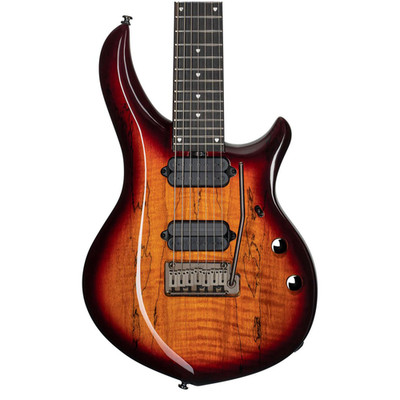 Sterling Music Man Majesty MAJ270X Maple Blood Orange Burst - B-Stock