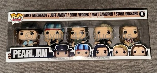 Funko POP!  Pearl Jam - 5 Pack Rocks Eddie Vedder Gossard Ament McCready Cameron