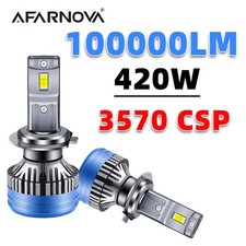 H4 LED H7 Canbus 100000LM 420W 3570CSP Chips 6000K H11 H8 HB3 9005 Car Light 12V