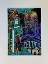 Ray Allen 2021-22 Illusions Starlight TEAL  #123 Bucks Heat Celtics UConn HOF