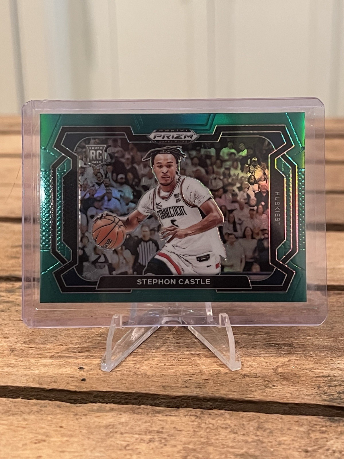 2024-25 Panini Prizm Draft Picks - Stephon Castle #17 Variations (RC) Green