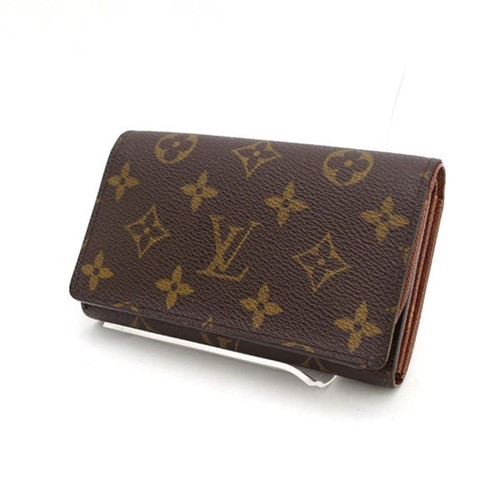 Louis Vuitton Portefeuille Tresor L-shaped Zipper Wallet Monogram Used GEIS-0
