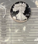 2012 West Point 1 Oz Silver Eagle .999 Fine Silver (Slight Toning)