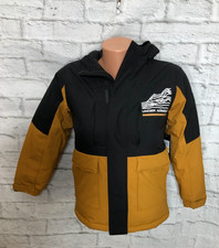 NEW Under Armour UA Boys Youth 3 In 1 Storm Hooded Coat Yellow Ochre Size 7