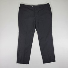 Michael Kors Men's Dress Pant Trousers MALONE Black Wool Blend Size 40x30 NEW
