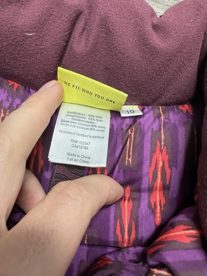 Chaqueta de plumón Isis para mujer negra talla 10 3 bolsillos con cremallera plumón de ganso Foto 4 de 4