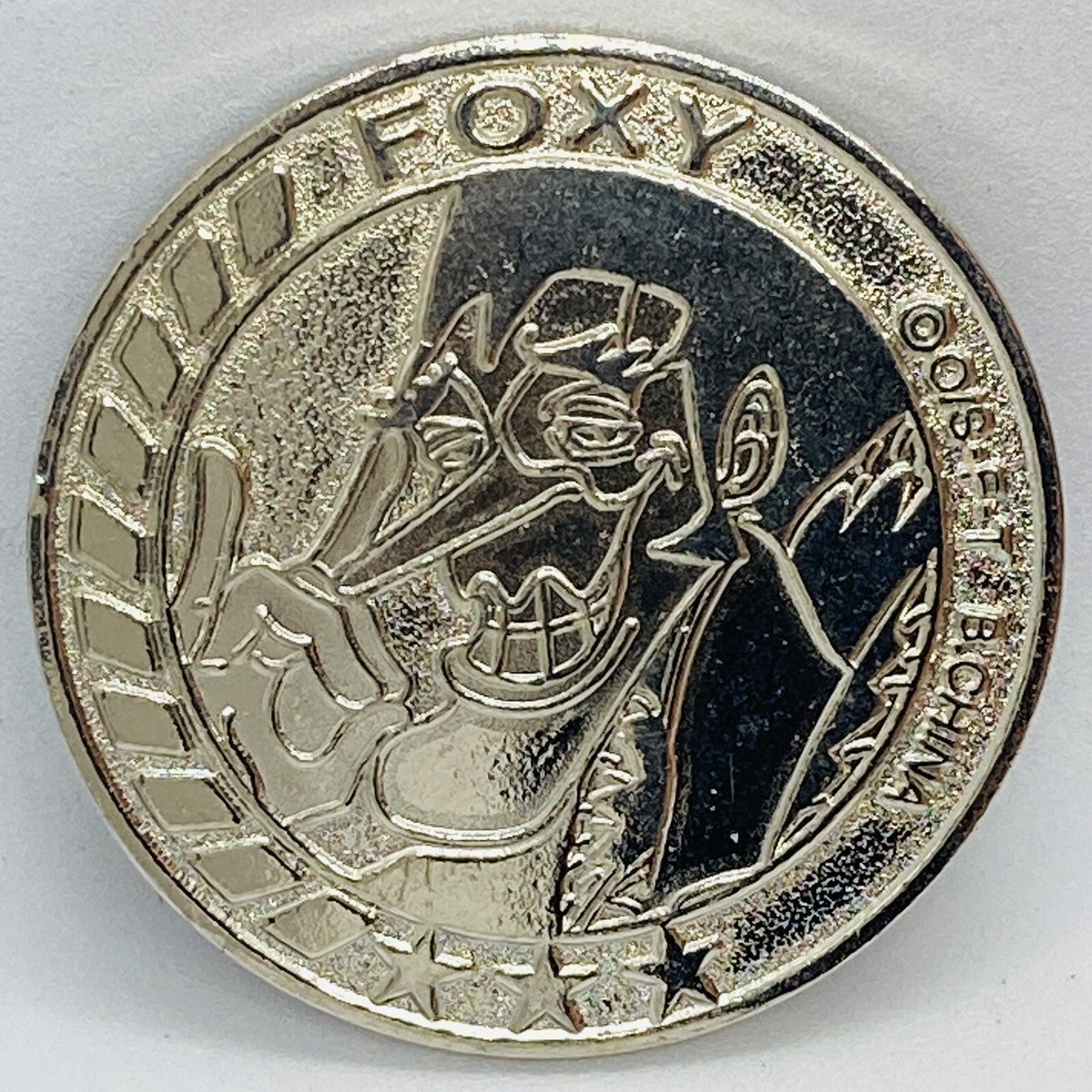 ONE PIECE Coin Foxy 10 Berry Metallic Iron Medals | eBay
