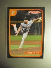 2020 TOPPS TOTAL BLACK PARALLEL TREVOR GOTT #466