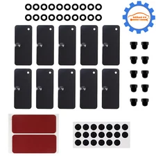 Rear Window Louvers Scoop Louvers Installation Hardware for Dodge/Ford Mustang