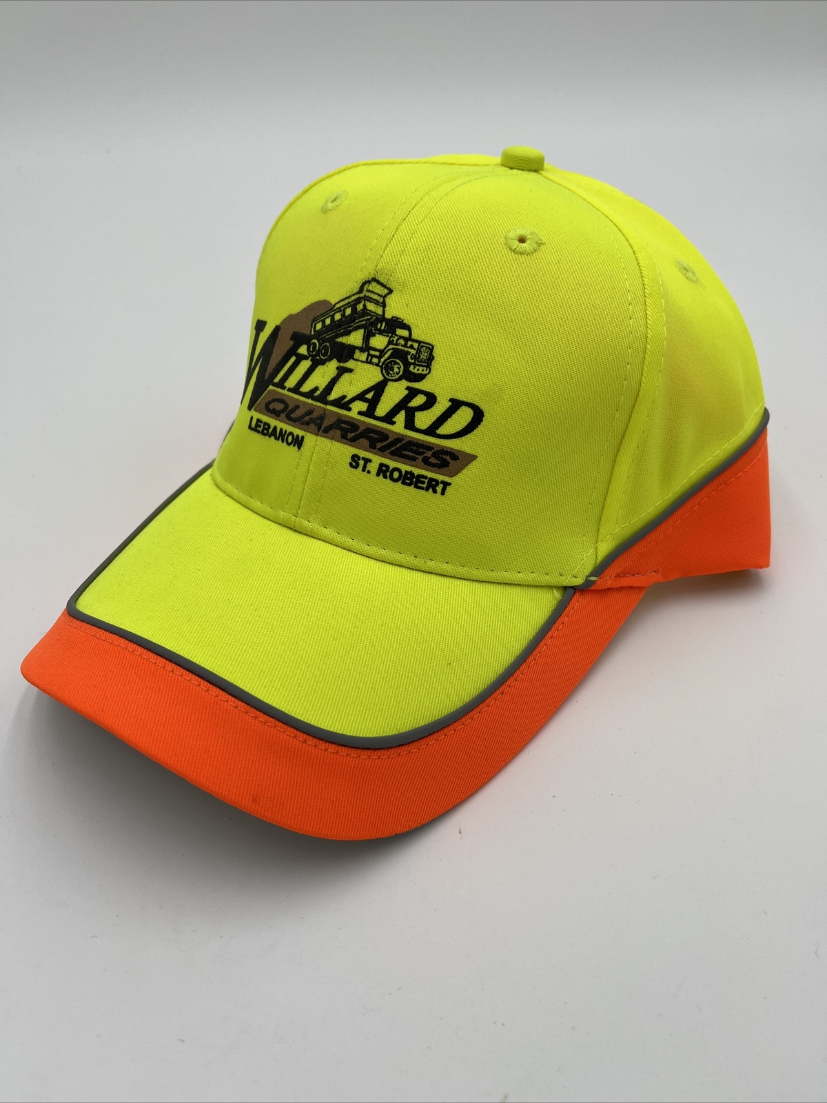 Willard Quarries Orange Yellow Hat Cap Baseball Lebanon St. Robert eBay