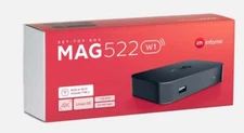 Infomir Mag 522w1 522w3 w/ built-In Wi-Fi - MODEL 2022 (Upgrade from Mag322w1)