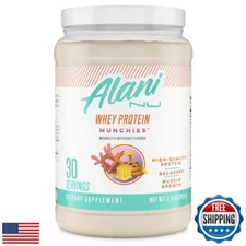 Alani Nu Whey Protein Powder Munchies | 23g Protein with Low Sugar and Digest