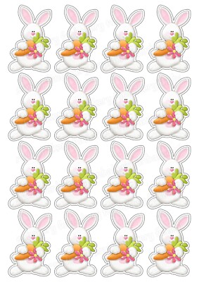 Osterhase Hase Tortenaufleger Party Deko essbar Geburtstag Aufsteller Geschenk