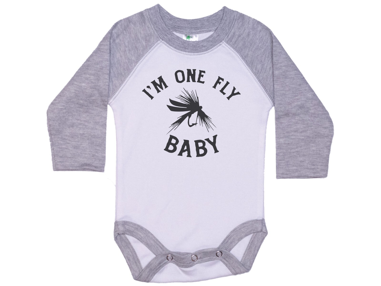 FLY FISHING BODYSUIT, I'm One Fly Baby, FISHING ROMPER, INFANT Fishing Outfit