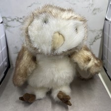 Folkmanis Barn Owl Hand Puppet Plush Stuffed Animal Bird 12"