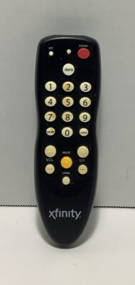 XFINITY COMCAST DTA Remote Control OEM Used / Tested / Fully Functional