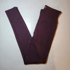 Assets Spanx Red Hot Label Women's Leggings Size Medium Marroon