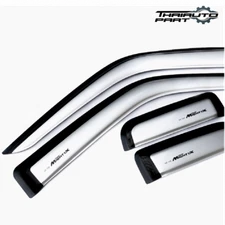 Rain Visor Air Guard Window Shield Silver For Toyota Hilux Mk3 Pickup 1989-1997