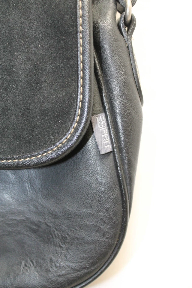 ESPRIT borsa tracolla stile scozzese in pelle e camoscio foderata mis. Media - Imagen 3 de 4