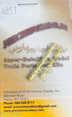 Precision Scale HO #4851 Valves, Shut-off, .025'' Core For 3/4'' Air Line (Brass