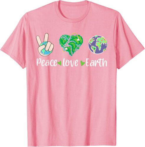 Peace Love Earth Earth Day 2024 Men Women kids boys girls T-Shirt Hoodie - Picture 17 of 17