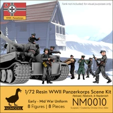 NUMODEL NM0010 | 1/72 Resin WWII Panzerkorps Scene Kit "Reload & Restock" | 8pc