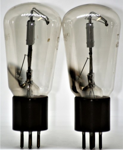 tb04/10 philips power tube matched pair tube transmitting 10 ux210 vt25 k712 x2 - Picture 4 of 6