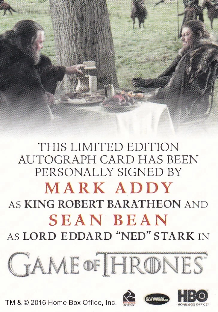  Game of Thrones: Season 1 : Sean Bean, Mark Addy